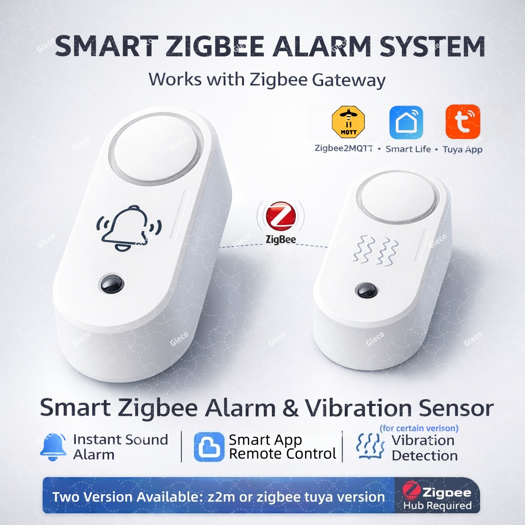 Smart Home Theater - Alarm syrenowy Zigbee z opcjonalną detekcją