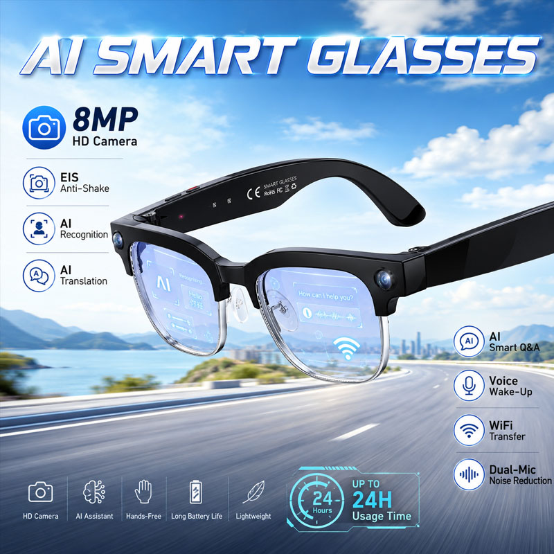 Smart Home Ai - W630 HeyCyan Inteligentne Okulary z Funkcją
