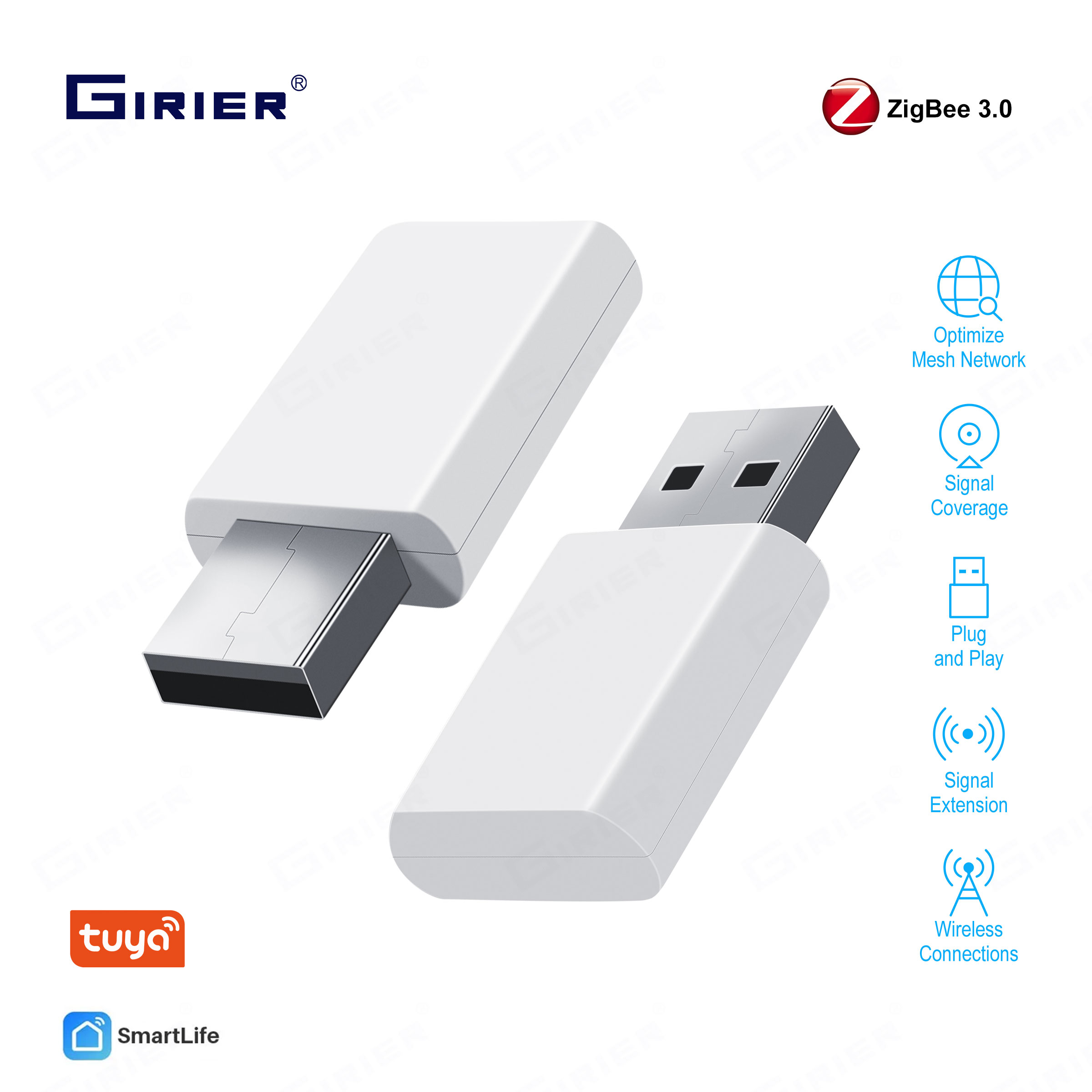 Smart Home Hub Device - Gierier ZigBee wzmacniacz USB wzmacniacz sygnału