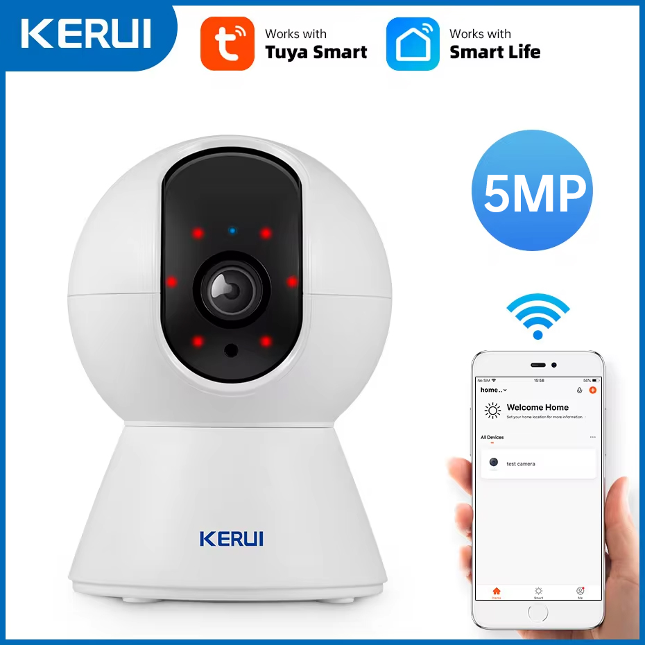 Smart Home Battery Camera Ezviz - KERUI Mini Bezprzewodowa Kamera IP WiFi