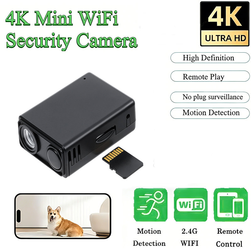 Smart Home Battery Camera Ezviz - Miniaturowa kamera bezpieczeństwa z noktowizorem, lekka,
