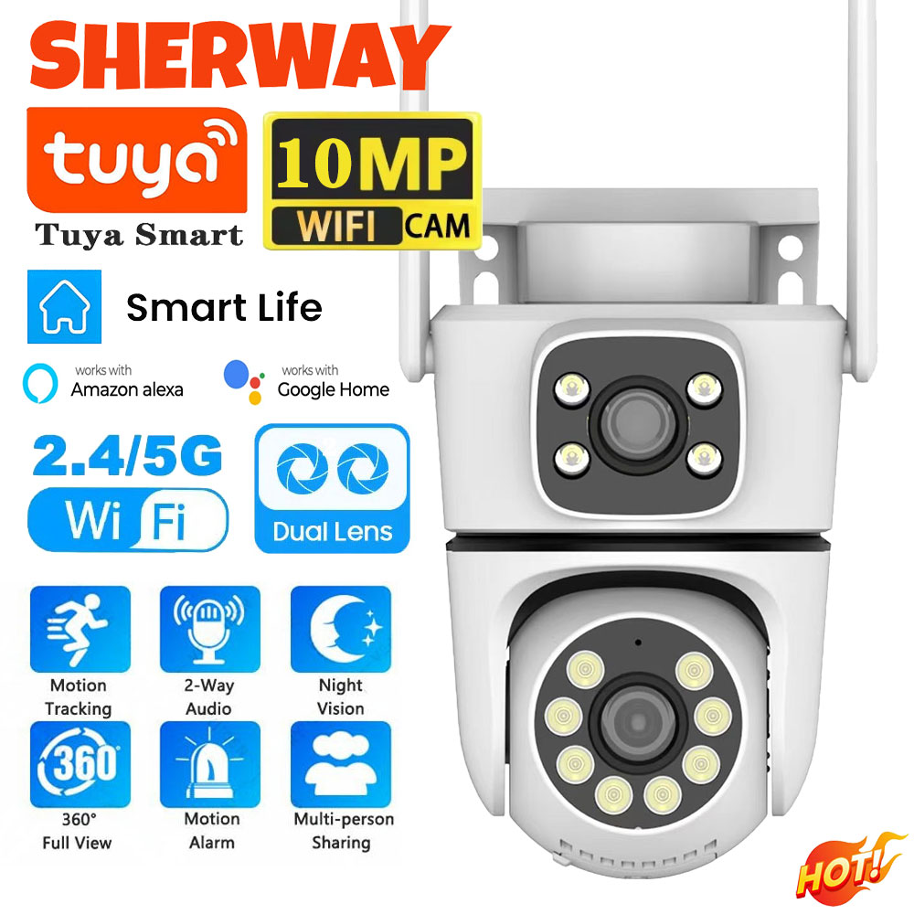 Smart Home Battery Camera Ezviz - Kamera PTZ 10MP Tuya 5G Wifi