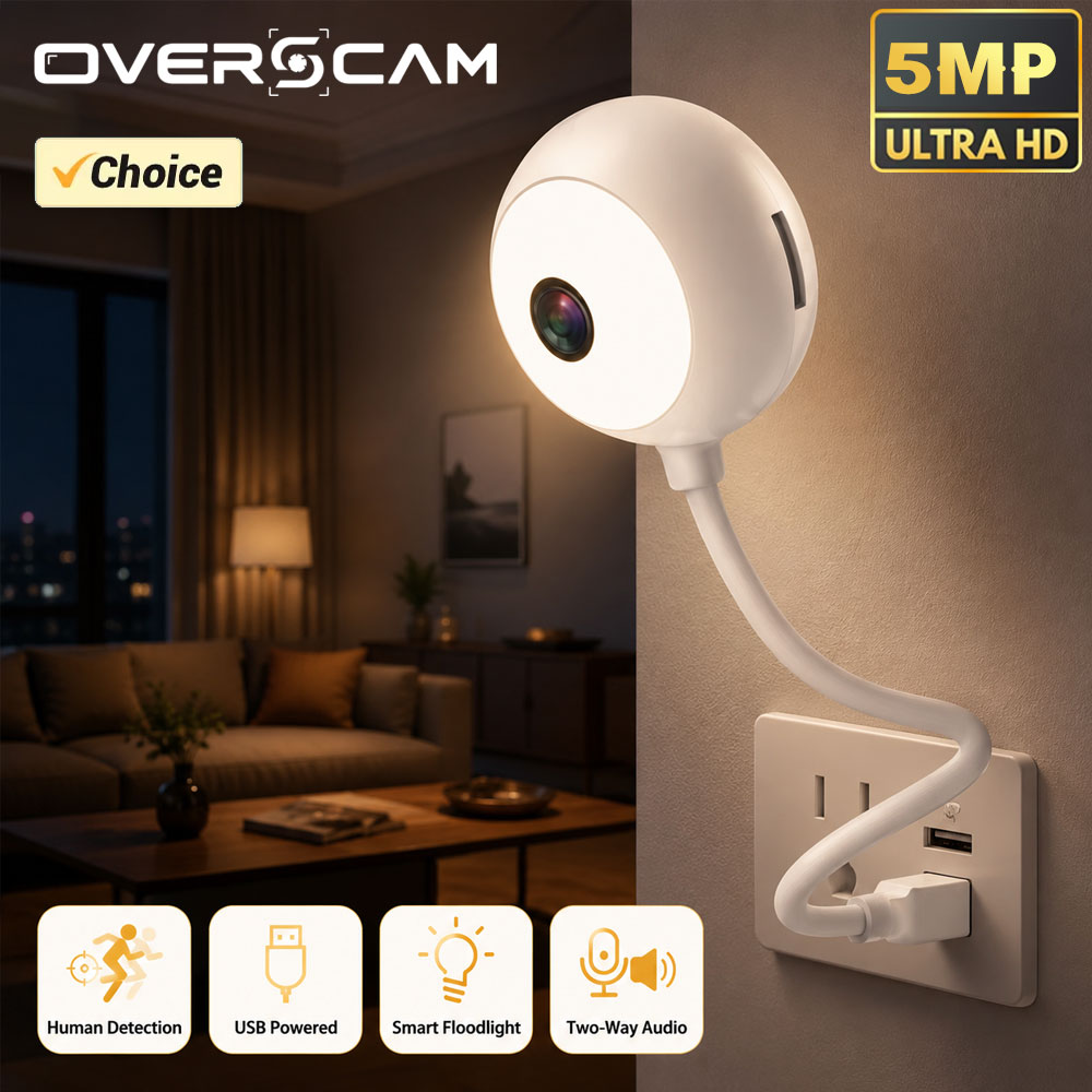 Smart Home Windows App - Miniaturowa kamera IP 5MP WiFi USB