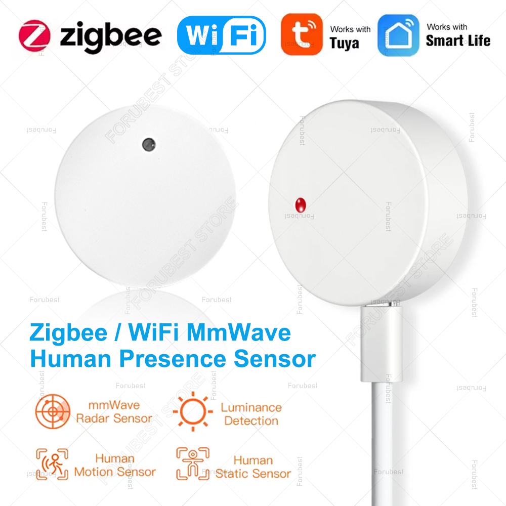 Smart Home Retrofit - ZigBee Wifi MmWave czujnik obecności człowieka