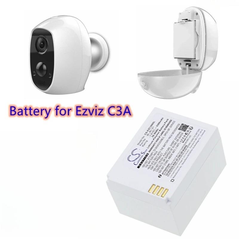 Smart Home Battery Camera Ezviz - Bateria do kamery bezpieczeństwa domowego 3.8V/5500mAh