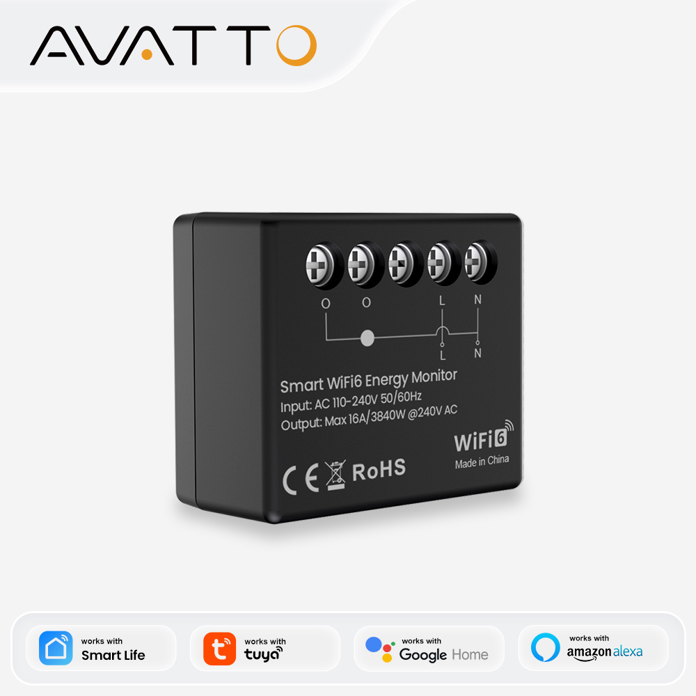 Smart Home Energy App - AVATTO WiFi 6 Mini Inteligentny Moduł