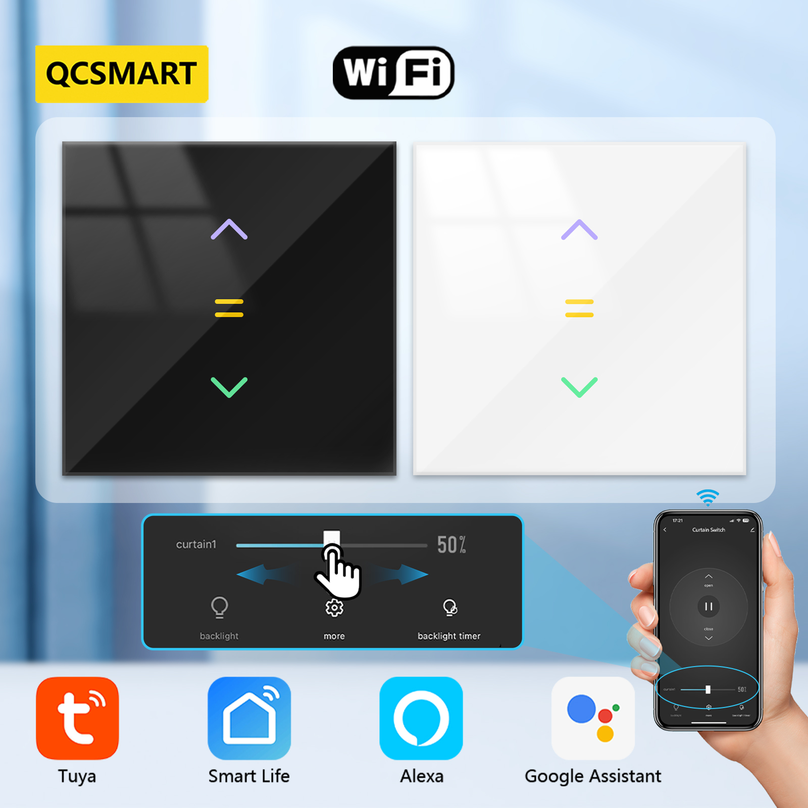 Smart Home Windows App - Aplikacja QCSMART Tuya Smart Life zasłona