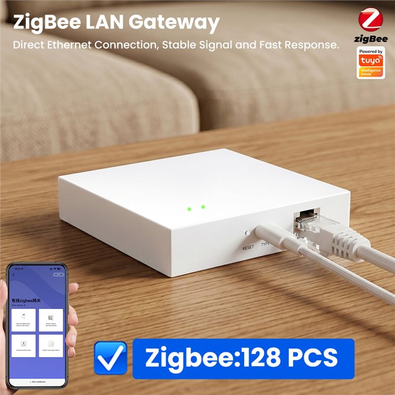 Delikatna tekstura - Tuya Zigb – Smart Home Hub Device recenzja i cena