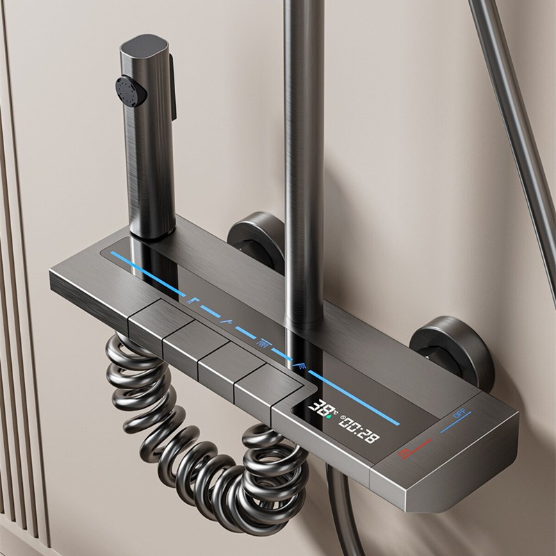 Zestaw prysznicowy z cyfrowym  – Smart Home Hotel recenzja i cena