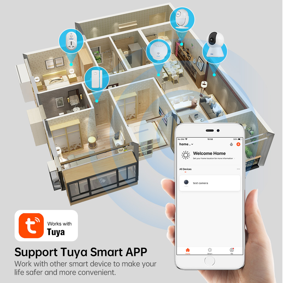 KERUI Mini Bezprzewodowa Kamer – Smart Home Battery Camera Ezviz recenzja i cena