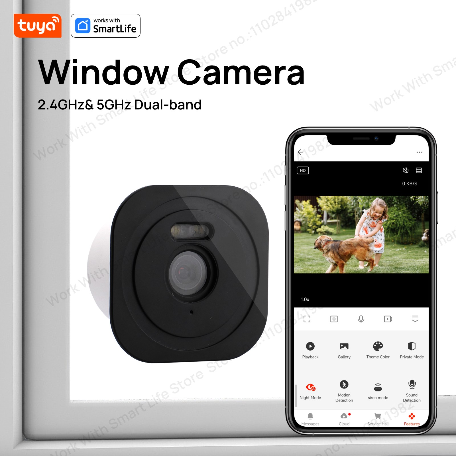 Kamera okienna Tuya 3MP 2K, ka – Smart Home Battery Camera Ezviz recenzja i cena