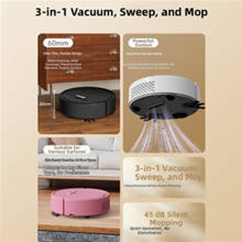 A65T - Automatyczny, cichy rob – Vacuum Cleaner Smart Home recenzja i cena