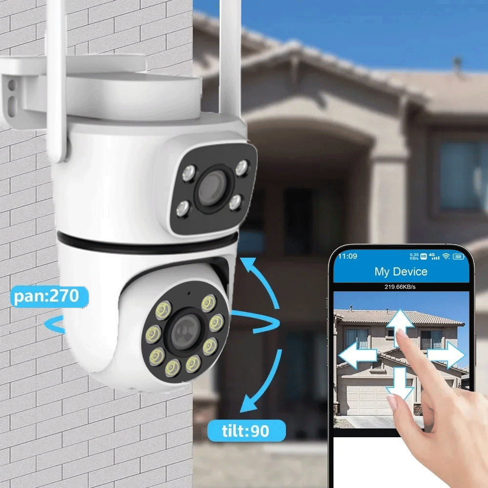 Kamera PTZ 10MP Tuya 5G Wifi 4 – Smart Home Battery Camera Ezviz recenzja i cena
