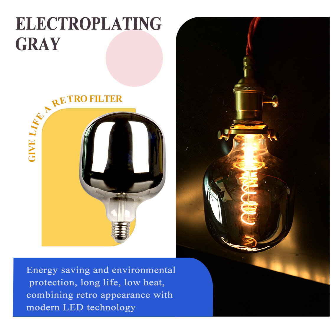 Żarówka LED E27 5W z włókna, c – Smart Home Retrofit recenzja i cena