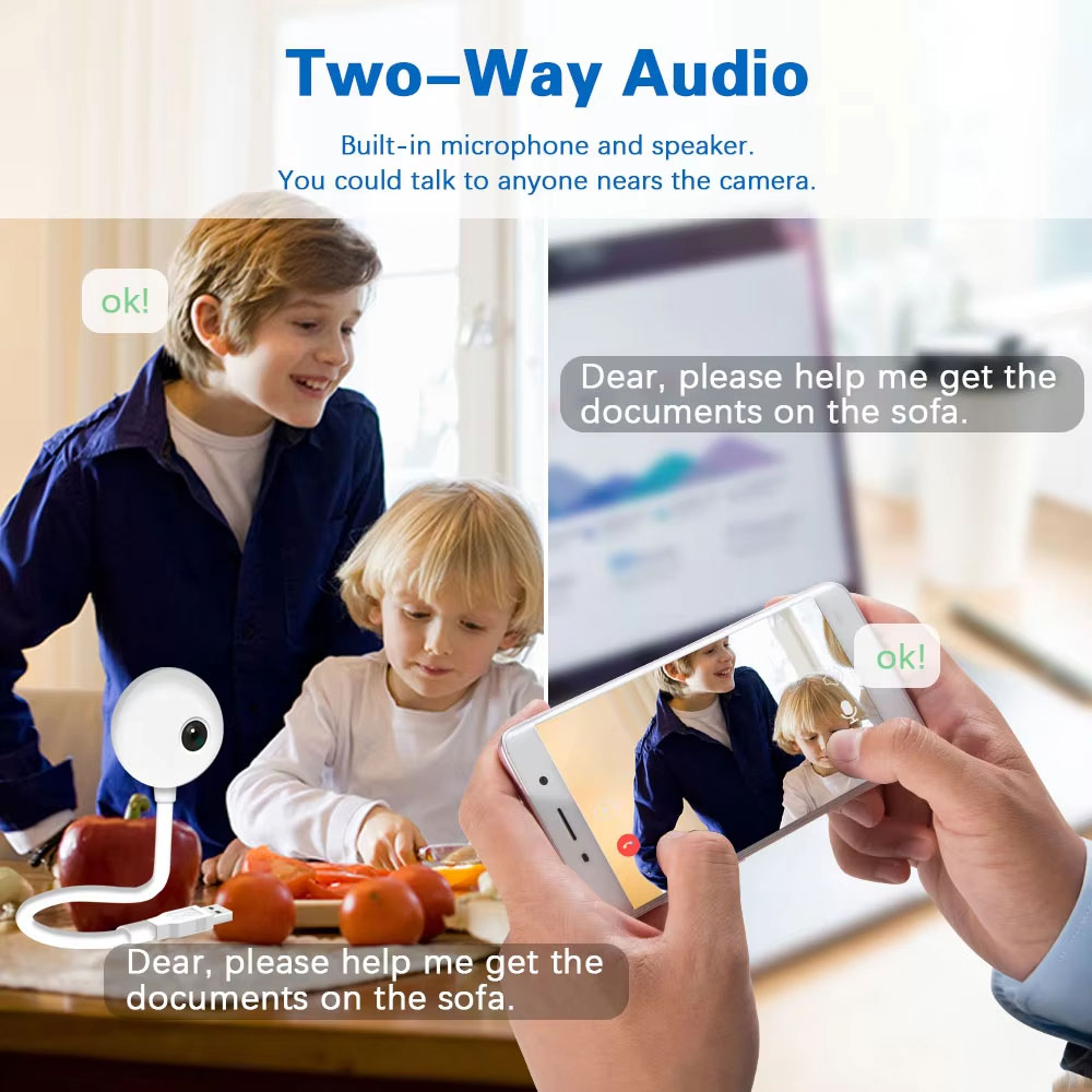 Miniaturowa kamera IP 5MP WiFi – Smart Home Windows App recenzja i cena