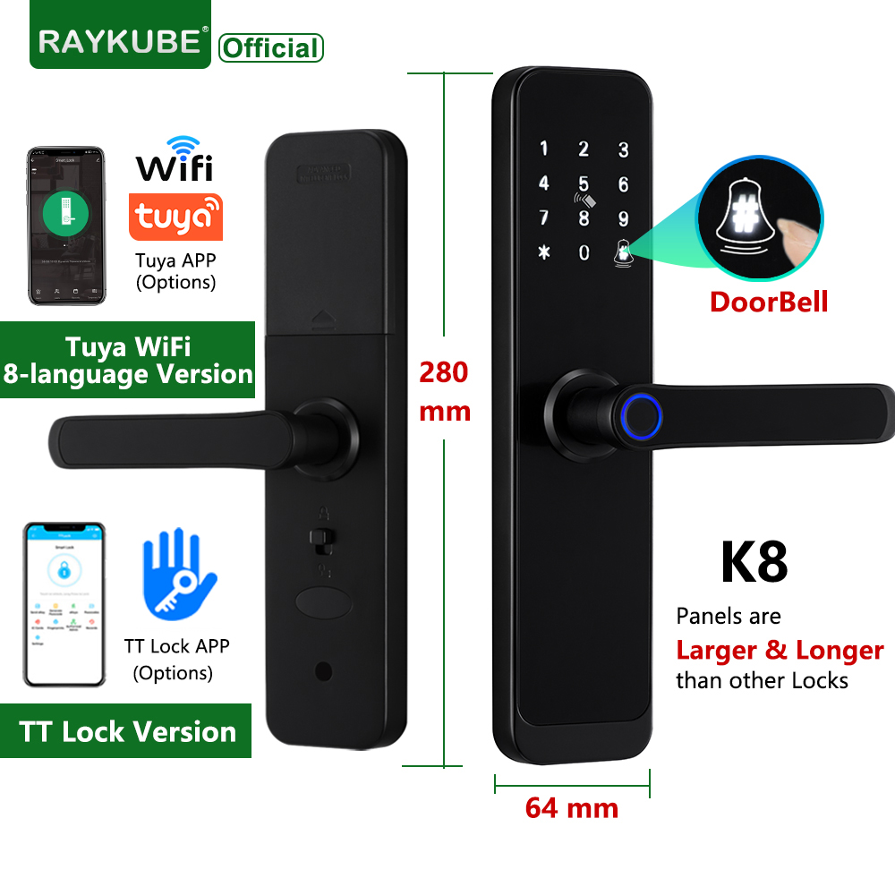 RAYKUBE K8 inteligentny zamek  – Smart Home Imou recenzja i cena