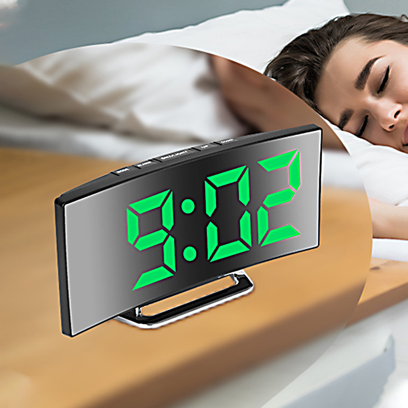 Cyfrowy budzik LED z zakrzywio – Smart Home Retrofit recenzja i cena