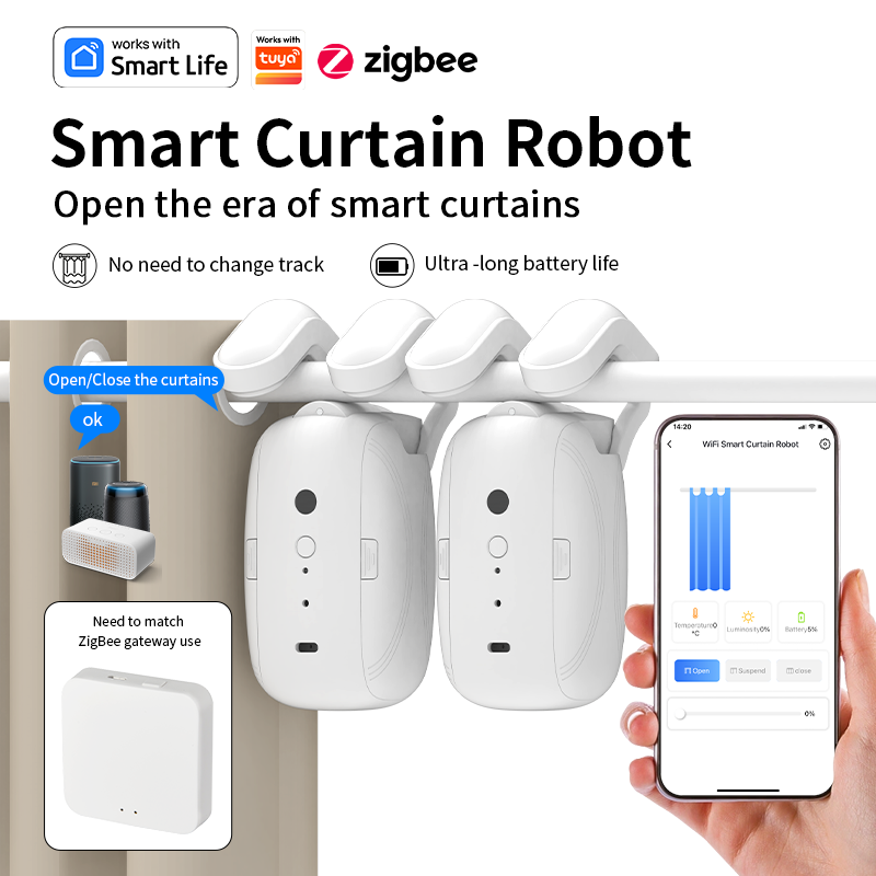 Robot sterujący roletami Zigbe – Smart Home Robot recenzja i cena