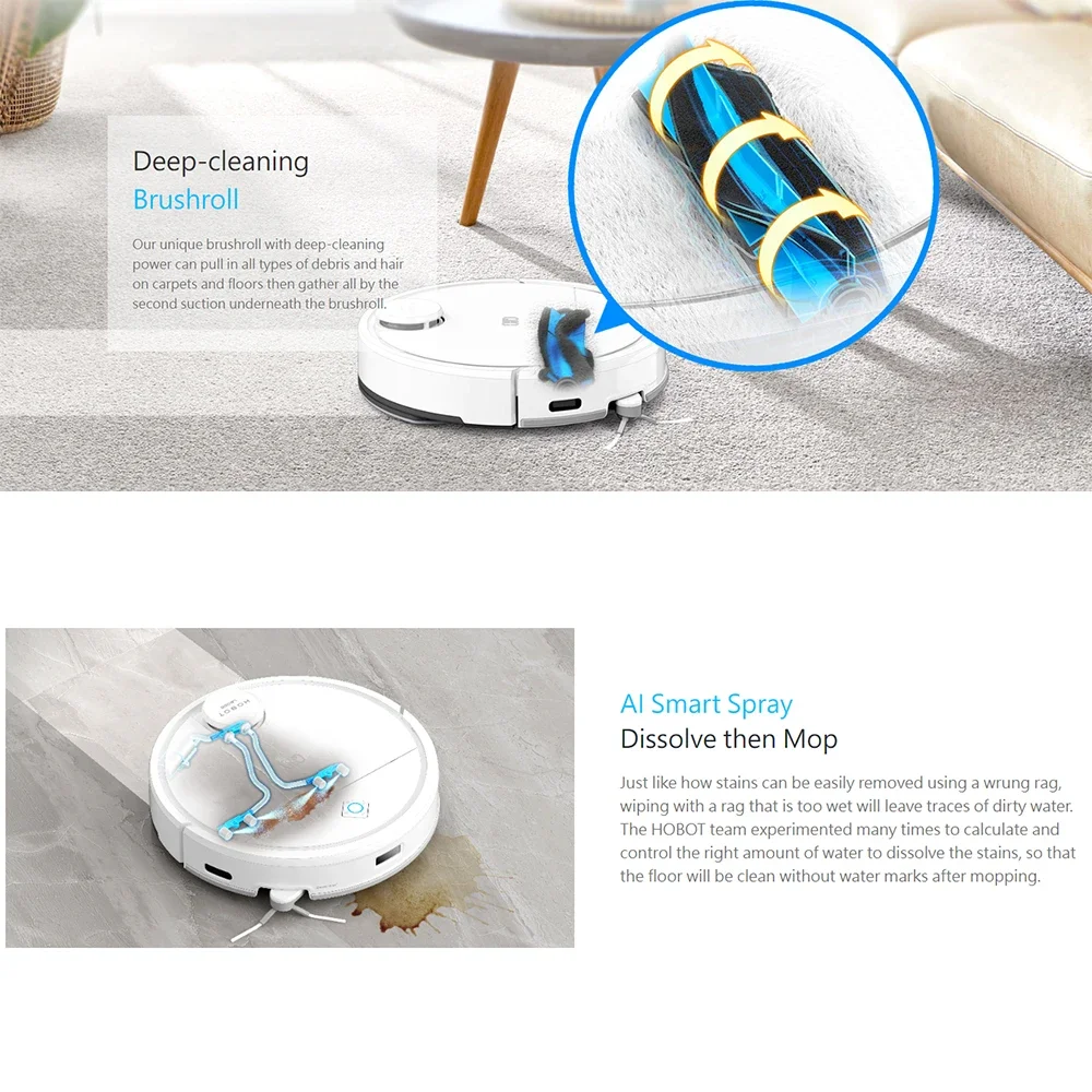 HOBOT LEGEE Q10 Inteligentny o – Vacuum Cleaner Smart Home recenzja i cena